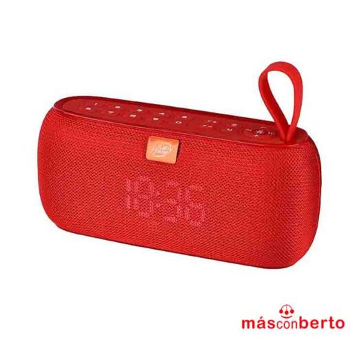 Altavoz Bluetooth Rojo Serie Wake Up LH1671