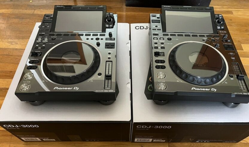 Pioneer DJ XDJ-RX3, Pioneer XDJ XZ , Pioneer DJ DDJ-REV7 , Pioneer DDJ 1000, Pioneer DDJ 1000SRT DJ Controller,  Pioneer CDJ-3000, Pioneer CDJ 2000 NXS2, Pioneer DJM 900 NXS2 , Pioneer DJ DJM-V10 DJ Mixer