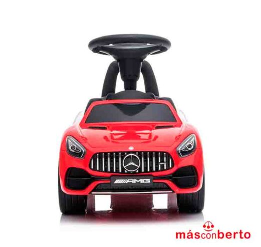 Coche Batería Pasear Bebés Mercedes AMG Rojo 62525