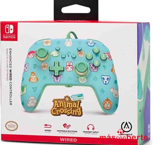 Mando Gamepad Nintendo Switch Animal Crossing Power-A