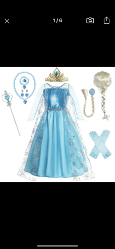 Disfraz princesa Elsa