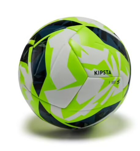 Balón de fútbol termosellado FIFA QUALITY PRO F900 talla 5 blanco amarillo