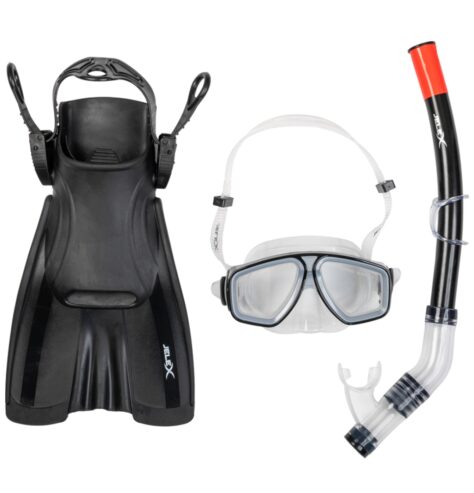 Kit gafas, tubo y Aletas talla 39-43