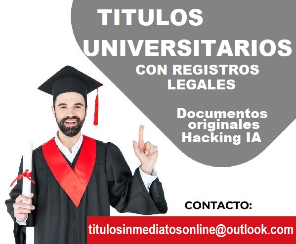 Titulos universitarios grado maestrias doctorados y mas