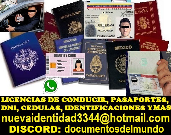 LICENCIAS DE CONDUCIR, PASAPORTES DNI Y MAS